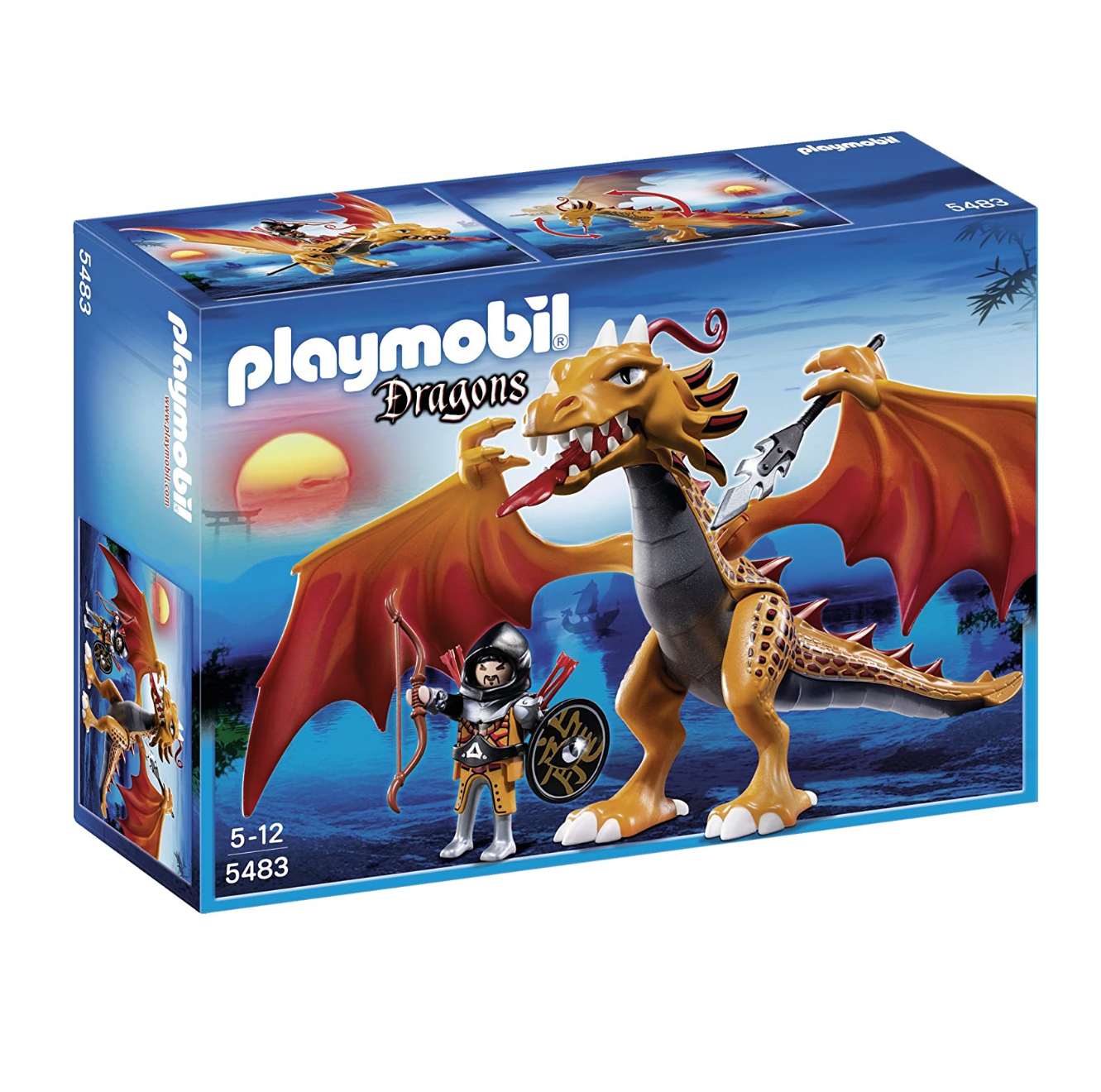 Playmobil 5483 Dragón Chino de Fuego Tb !