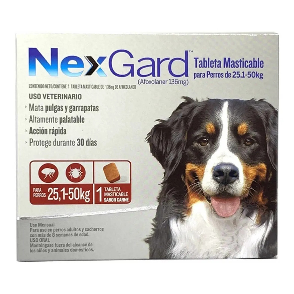 NG Afloxolaner 25.1-50 kg 1 masticable