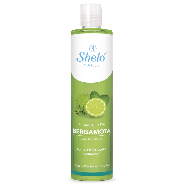 Shampoo Bergamota Con Minoxidil Sheló Crecimiento y Fortalecimiento