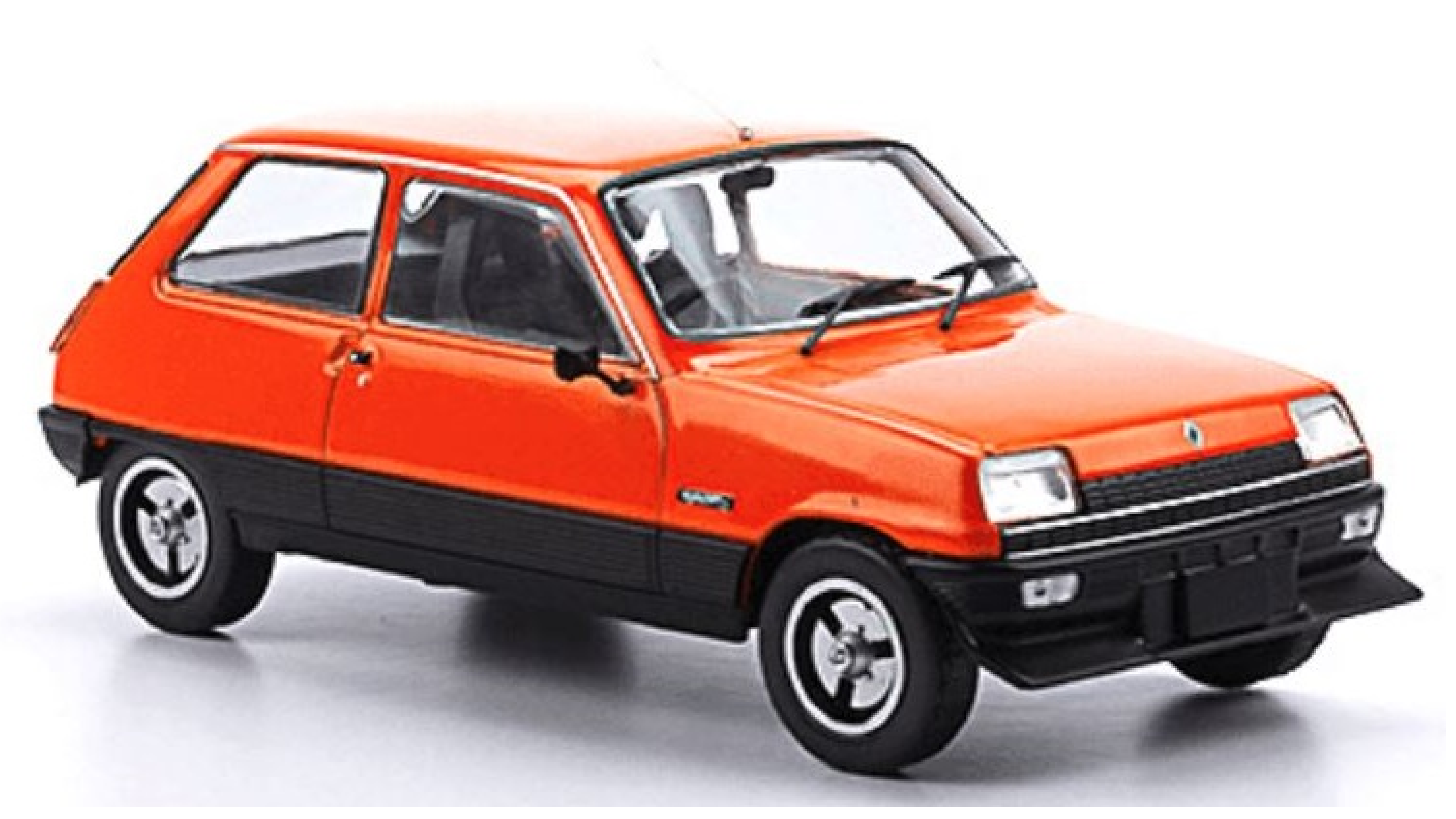 Renault 5 Mirage S año 1979, Auto de Metal a escala 1:24 Edición Limitada