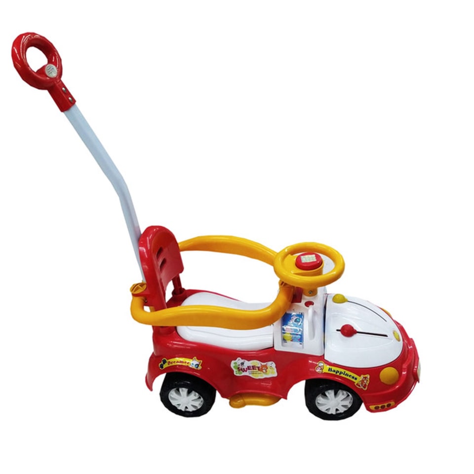 Carrito montable Angelin Baby Musical con barra