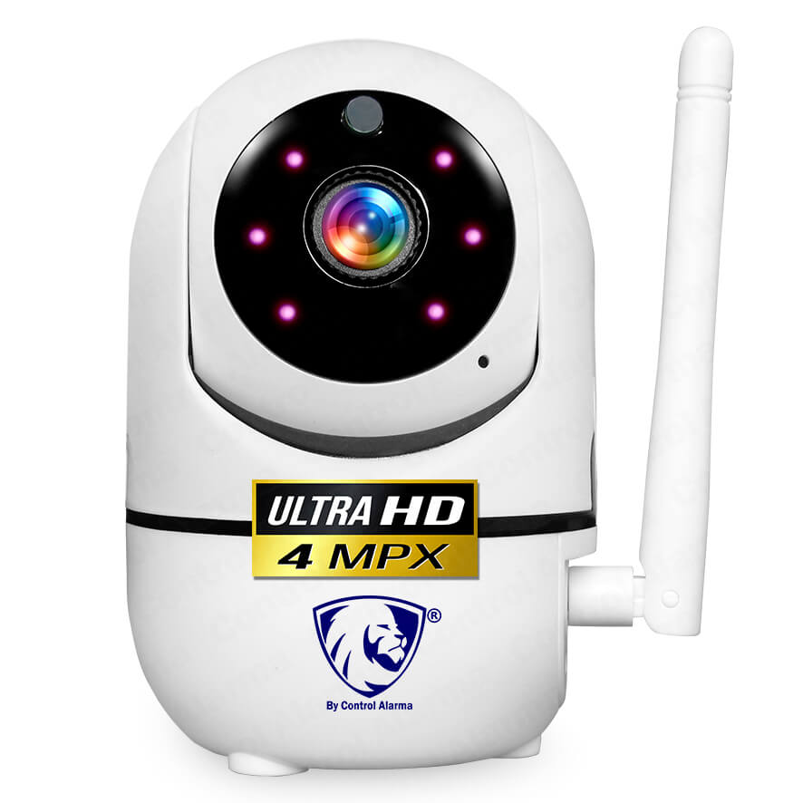 2 Camaras Seguridad Wifi Ip Ultra Hd 4 MPX Visión Nocturna Nube Vigilancia