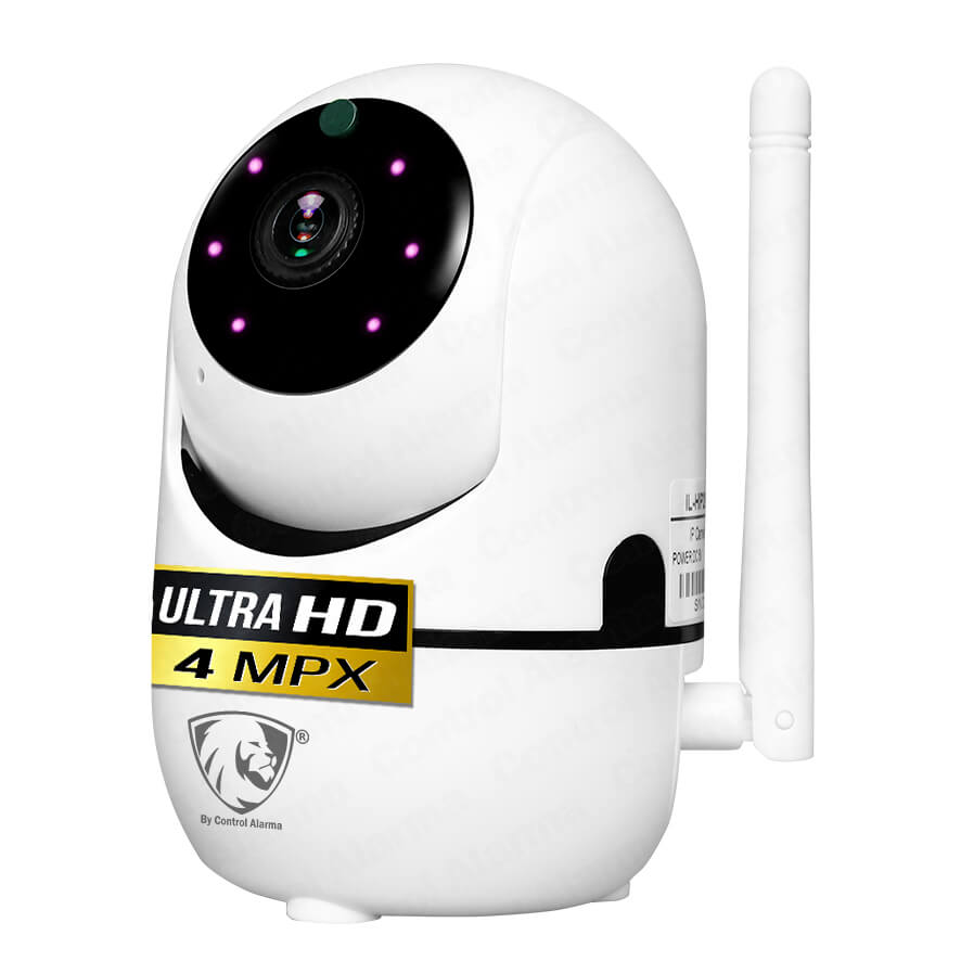 2 Camaras Seguridad Wifi Ip Ultra Hd 4 MPX Visión Nocturna Nube Vigilancia