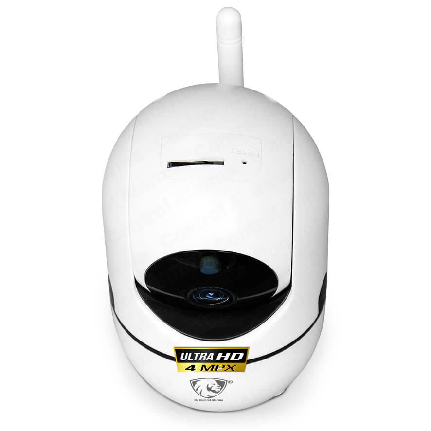 2 Camaras Seguridad Wifi Ip Ultra Hd 4 MPX Visión Nocturna Nube Vigilancia