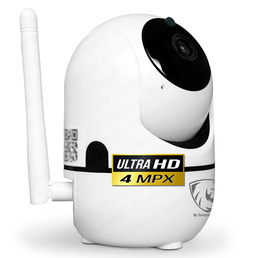 2 Camaras Seguridad Wifi Ip Ultra Hd 4 MPX Visión Nocturna Nube Vigilancia