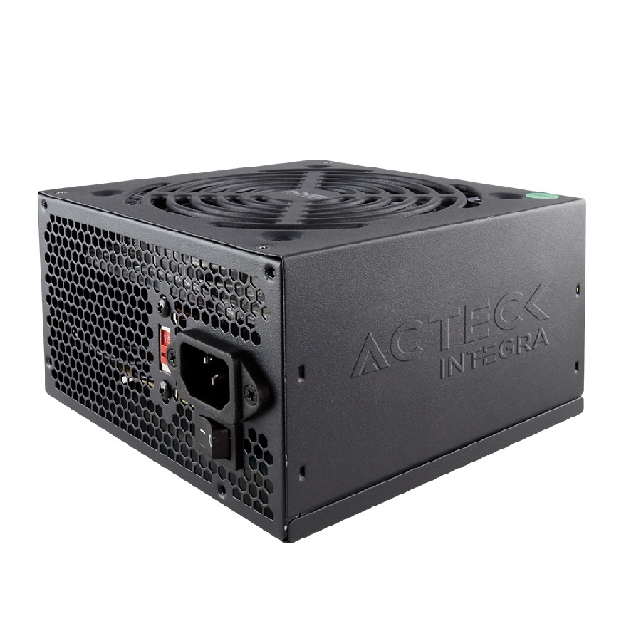 FUENTE DE PODER ACTECK FACTOR ATX 600 W 204 PINES 3 SATA 2 MOLEX PCI-E 62 VENTILADOR 12CM MODELO Z-600