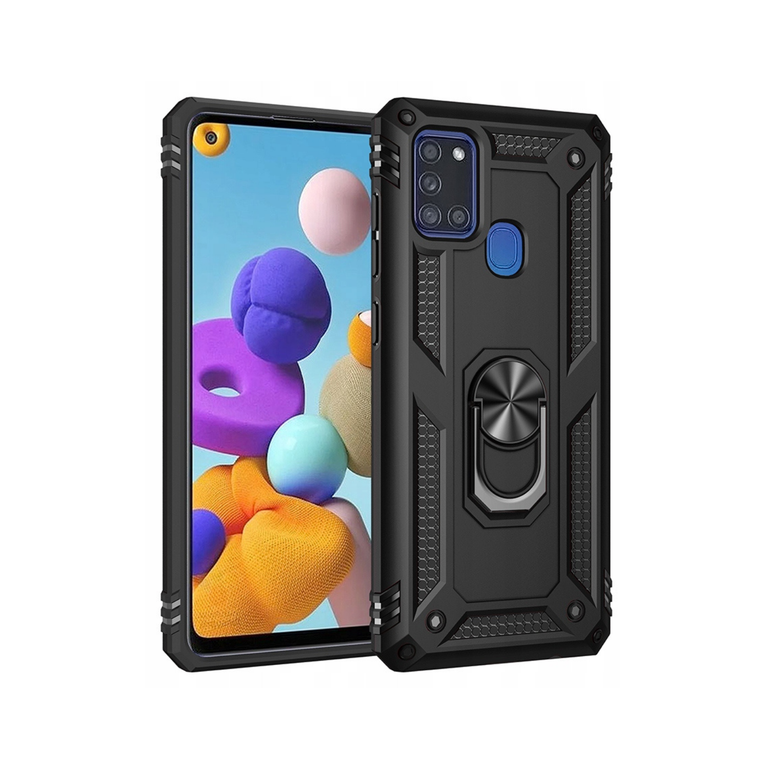 Funda Samsung Galaxy A21S Uso Rudo Contra Golpes