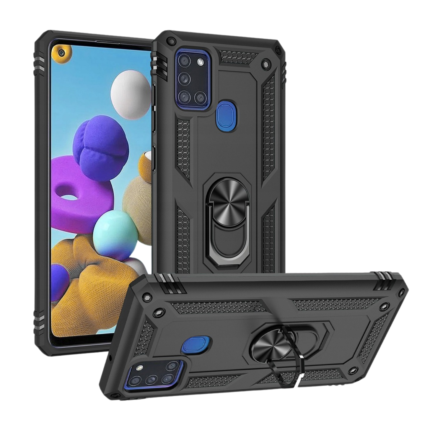 Funda Samsung Galaxy A21S Uso Rudo Contra Golpes