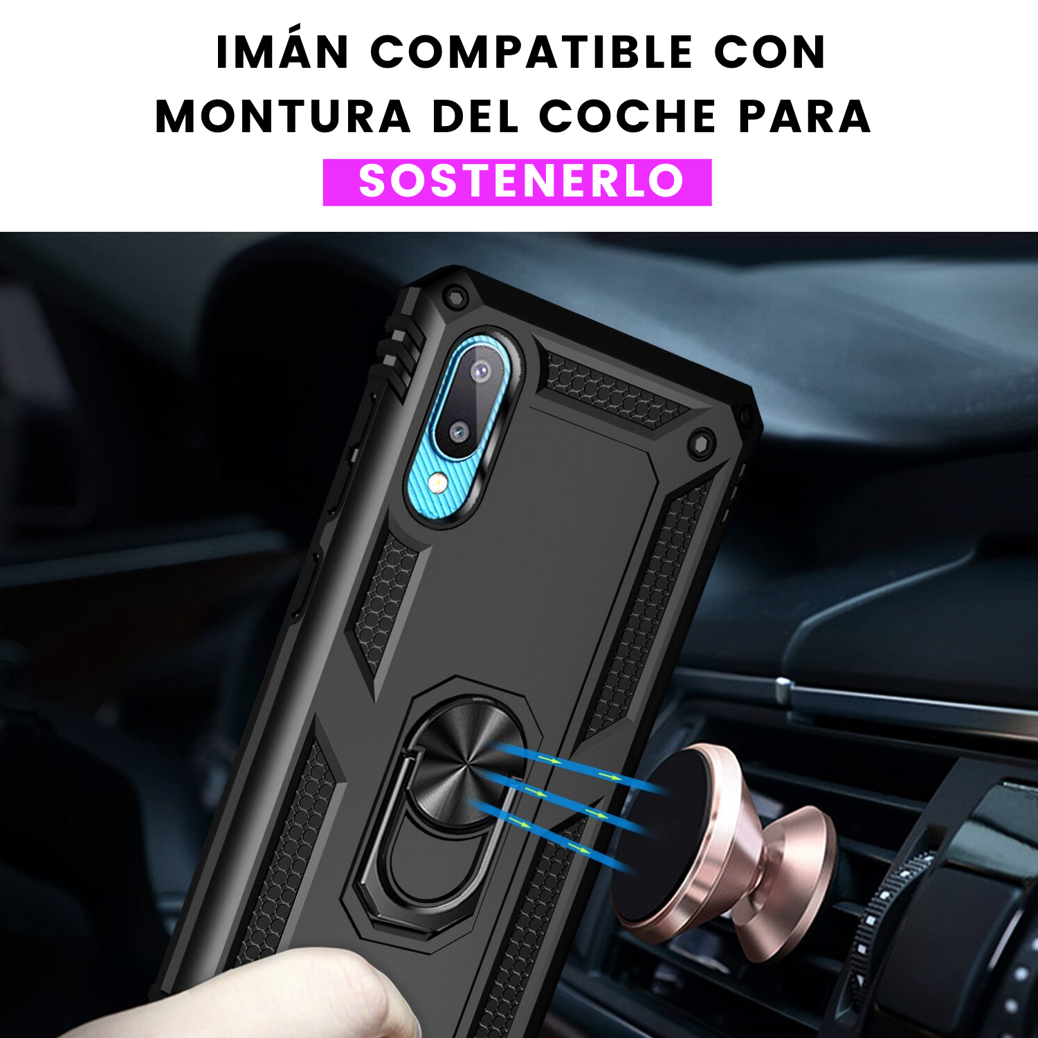 Funda Samsung Galaxy A21S Uso Rudo Contra Golpes