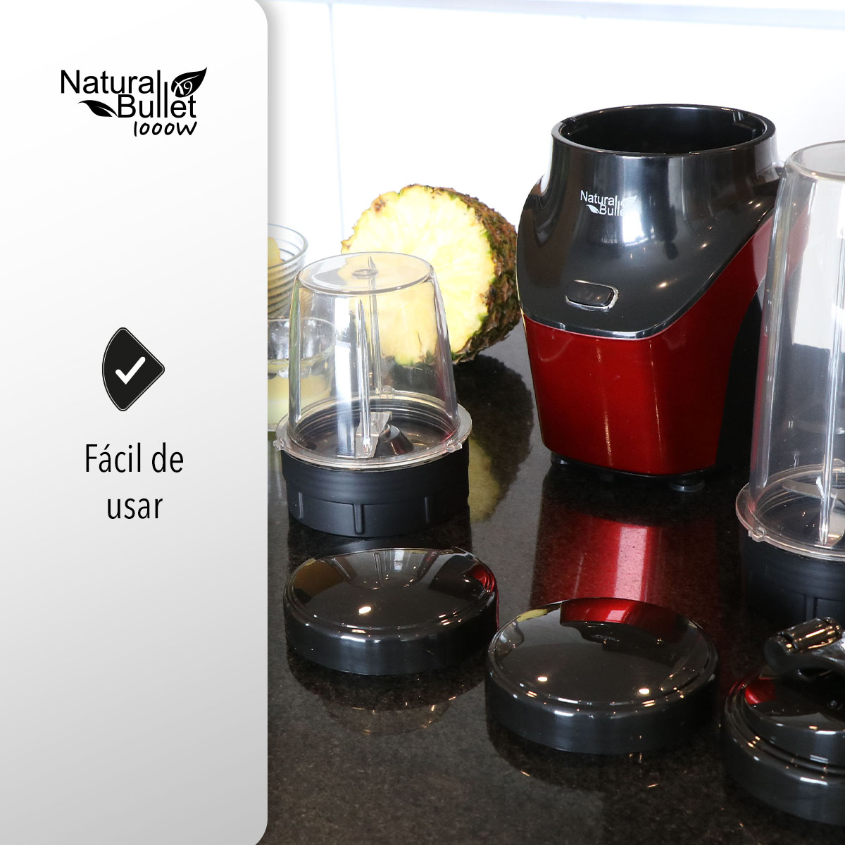 Licuadora Nutri Procesador Natural Bullet Extractor 1000W