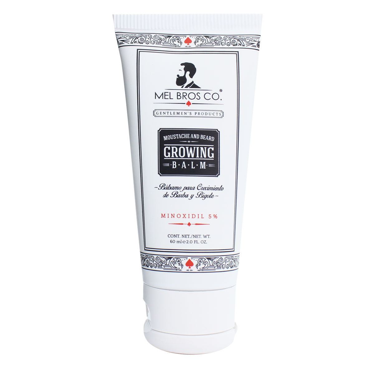 MEL BROS CO. - Moustache and Beard, Growing Balm - Bálsamo para Crecimiento de Barba y Bigote TD 2 oz (Crema)