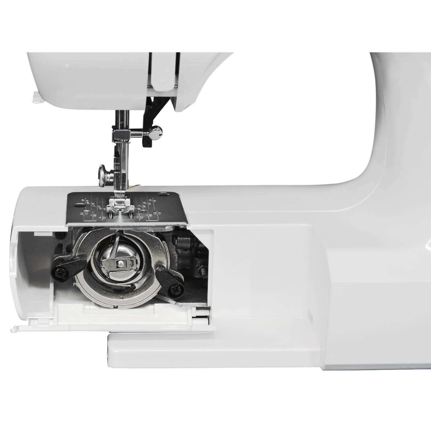 Maquina Coser Mecanica 9 Puntadas Longitud de Puntada Ajustable Ojal 4 Pasos Luz Led