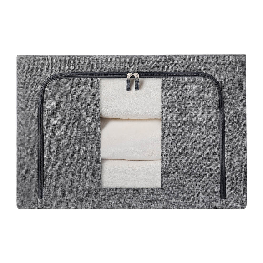 Caja Flexible de Almacenamiento Para Blancos , Set 2 piezas, Color Gris