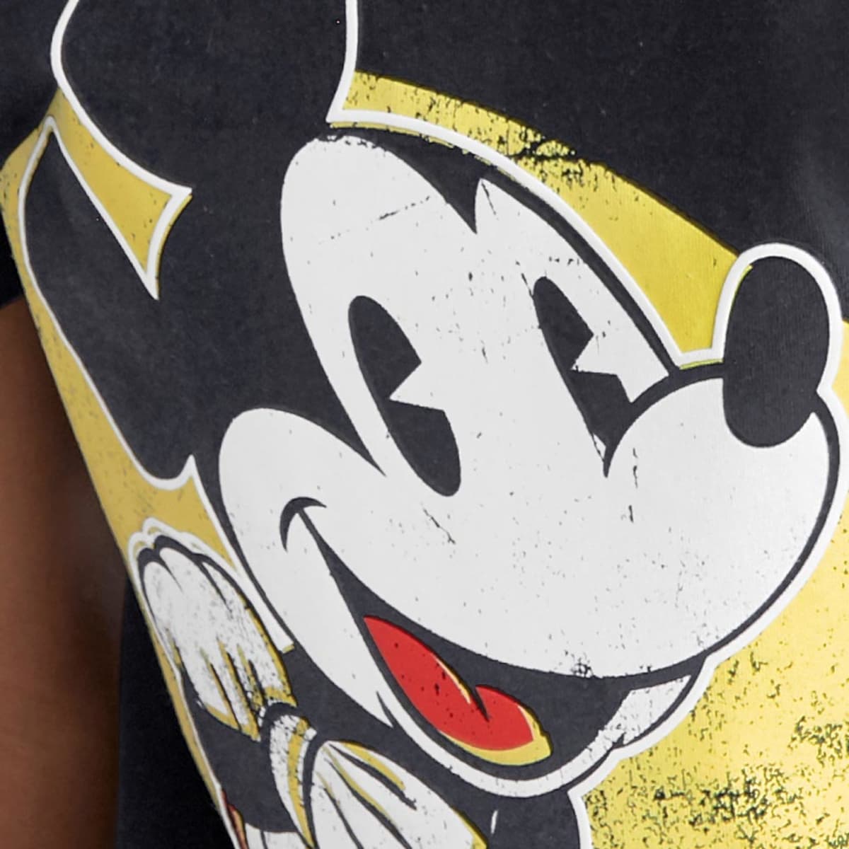 Playera de Disney para hombre, color negro, con Mickey Mouse, mod. 1010304