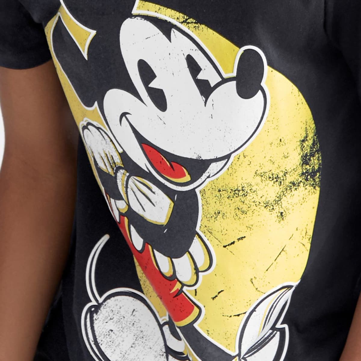 Playera de Disney para hombre, color negro, con Mickey Mouse, mod. 1010304