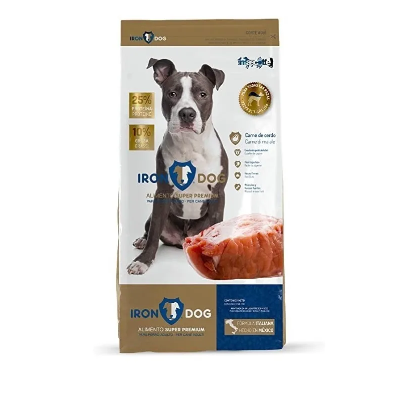 Alimento Croqueta Iron Dog Premium Adulto 20kg