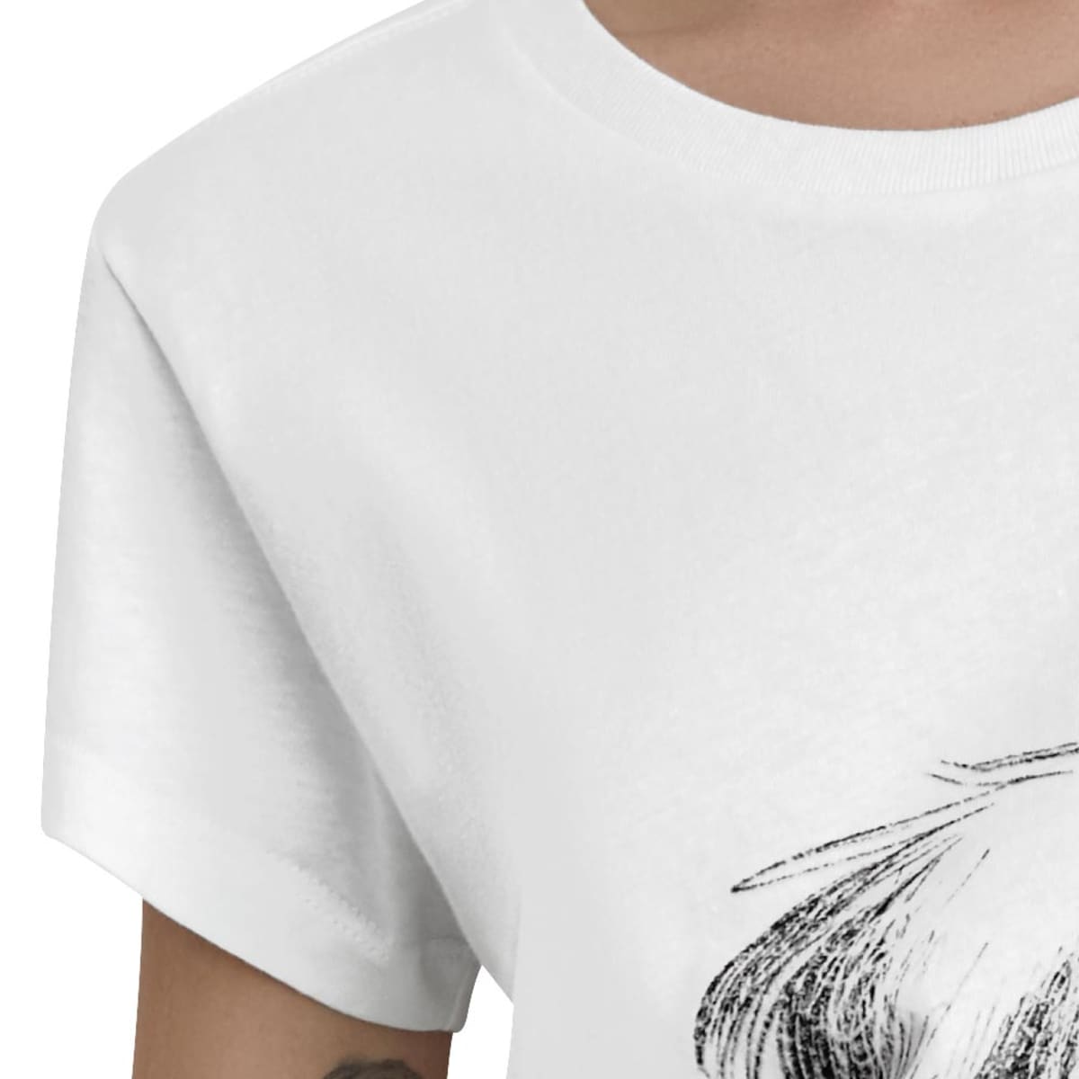 Playera para niña, de Disney, color blanco, con Tinker Bell (Campanita), mod. 1010545