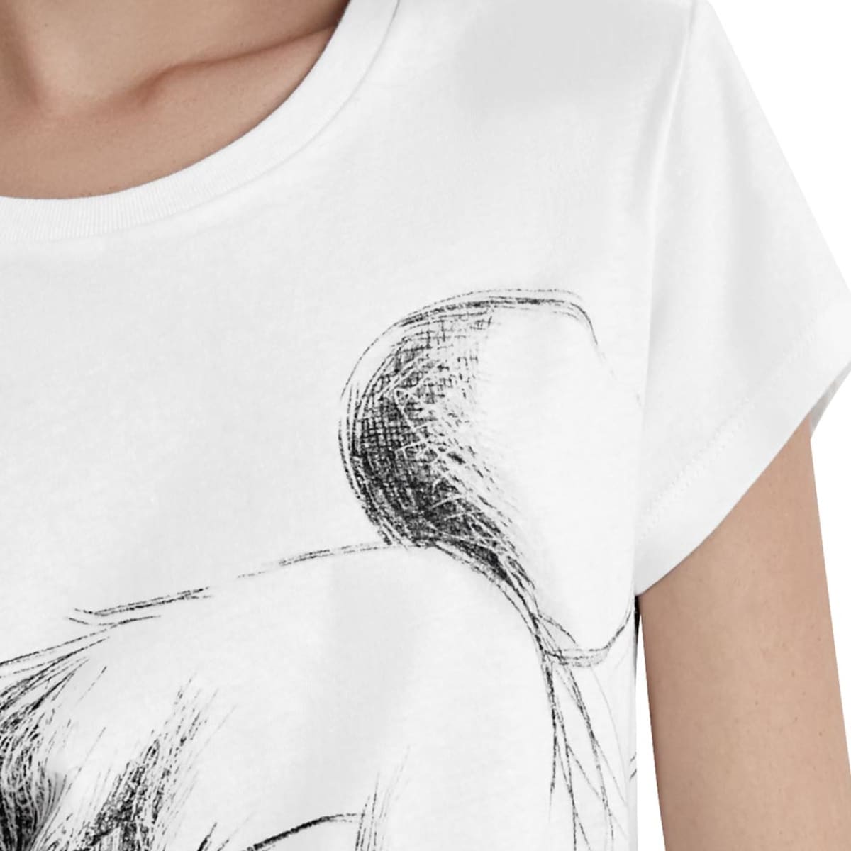 Playera para niña, de Disney, color blanco, con Tinker Bell (Campanita), mod. 1010545