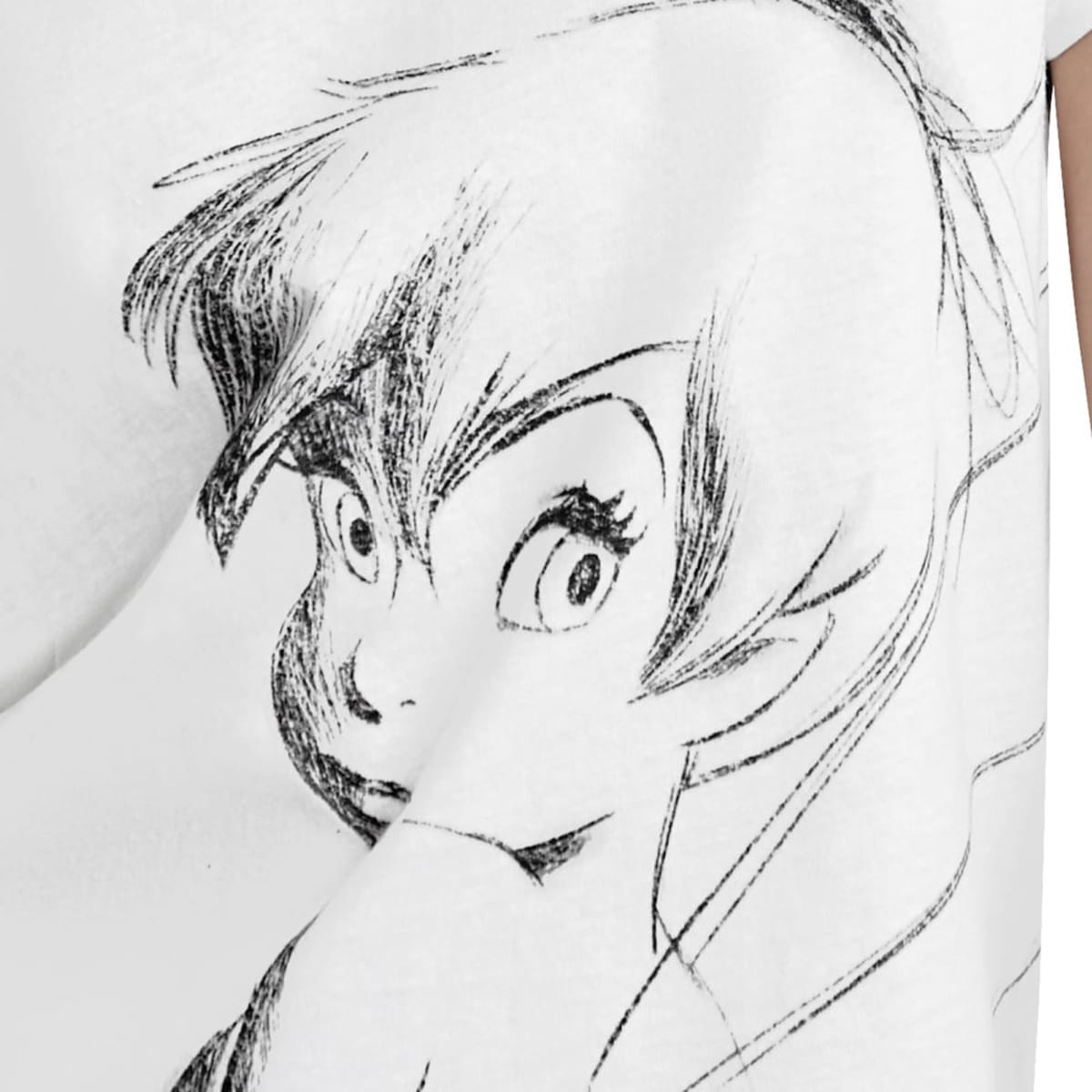 Playera para niña, de Disney, color blanco, con Tinker Bell (Campanita), mod. 1010545