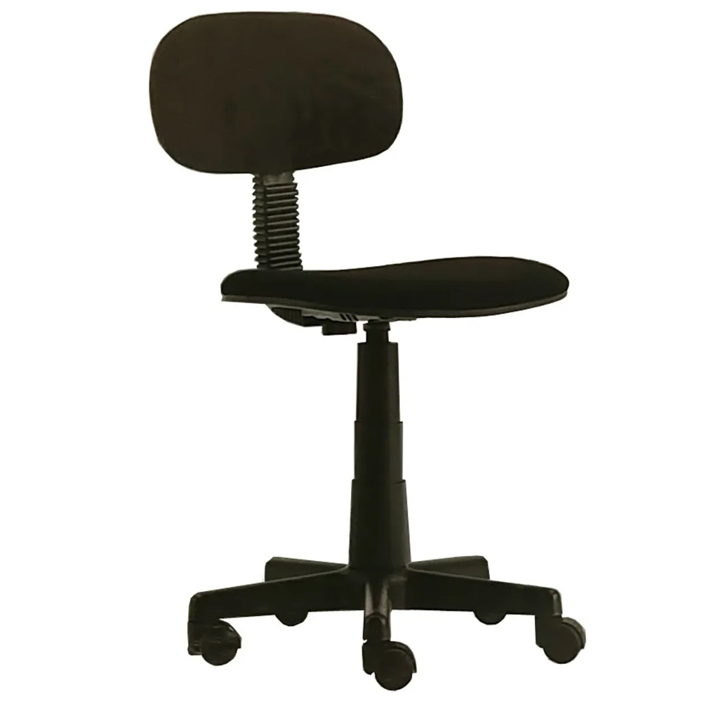 Kit paquete mesa multinivel oficina y silla secretarial ajuste manual tela Negro