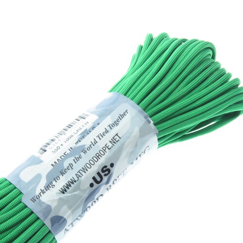 Rg1218H Atwood Rope Rollo Parachute Cord Paracord Verde