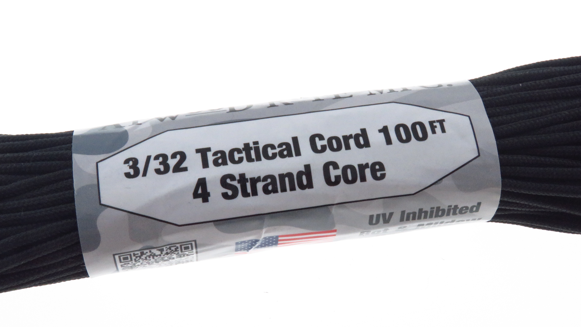 Rg1151 Tactical Cord 275 Lb Negro Parachute Cord Paracord