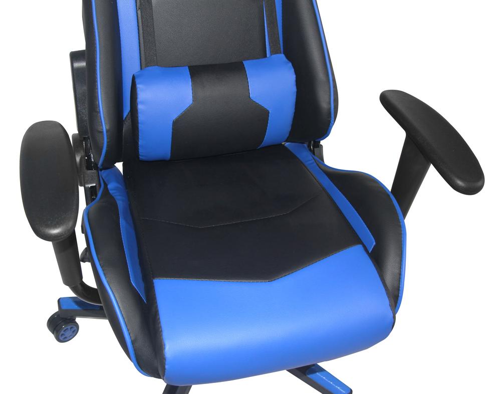 Silla Gamer Urban Design, Ergonómica, Reclinable, Comodidad Azul