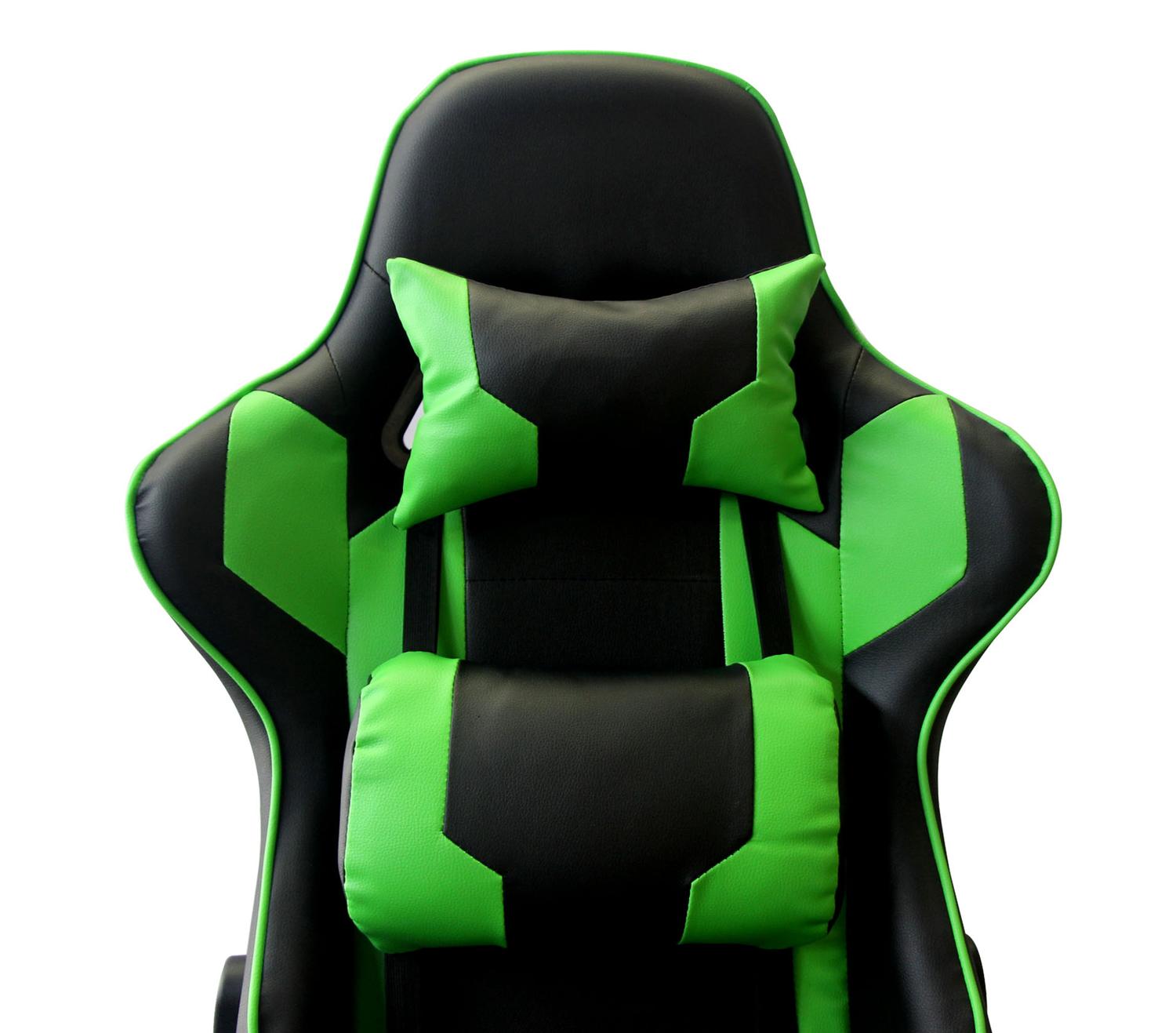 Silla Gamer Gaming Consola Pc Ergonomica Reclinable Verde
