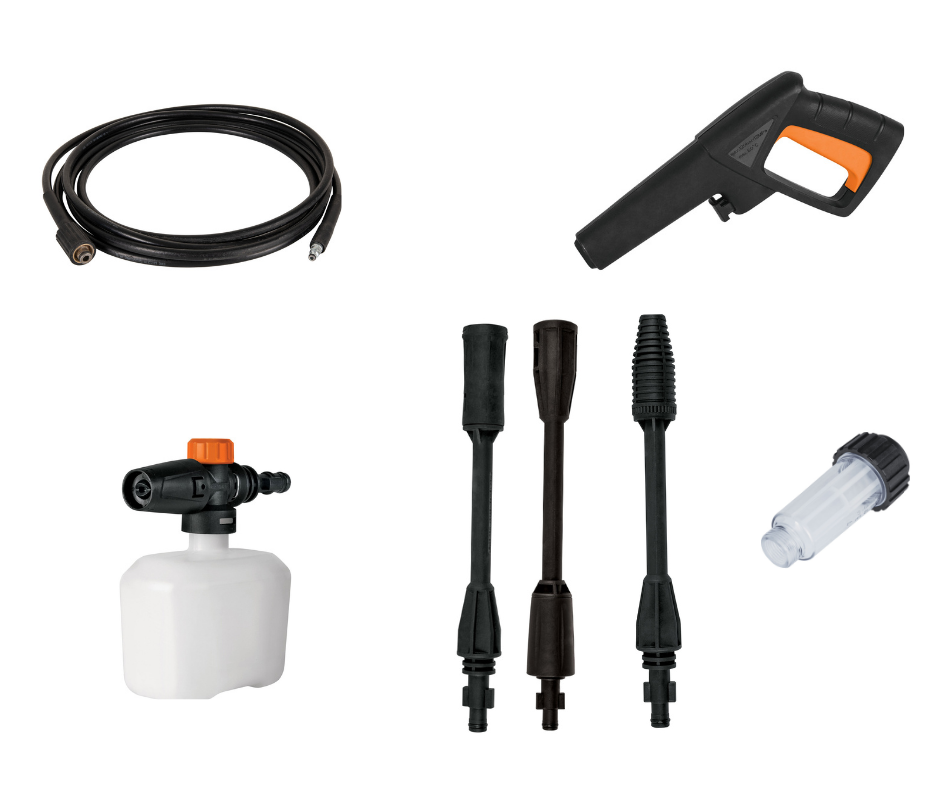Hidrolavadora eléctrica 1800 PSI, limpieza profunda, Truper