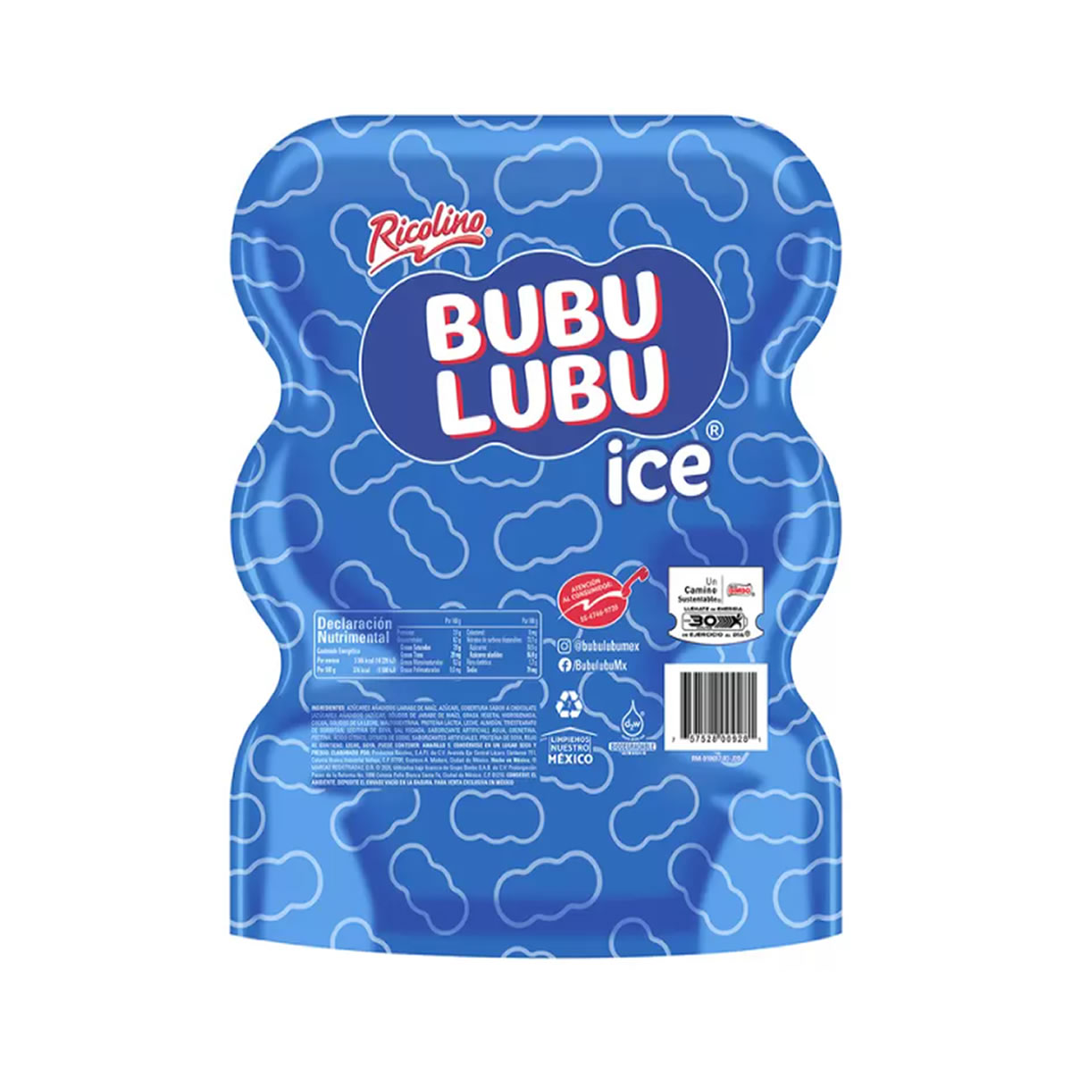 Bubulubu Malvavisco Relleno y Cubierto con Chocolate 36 pzas