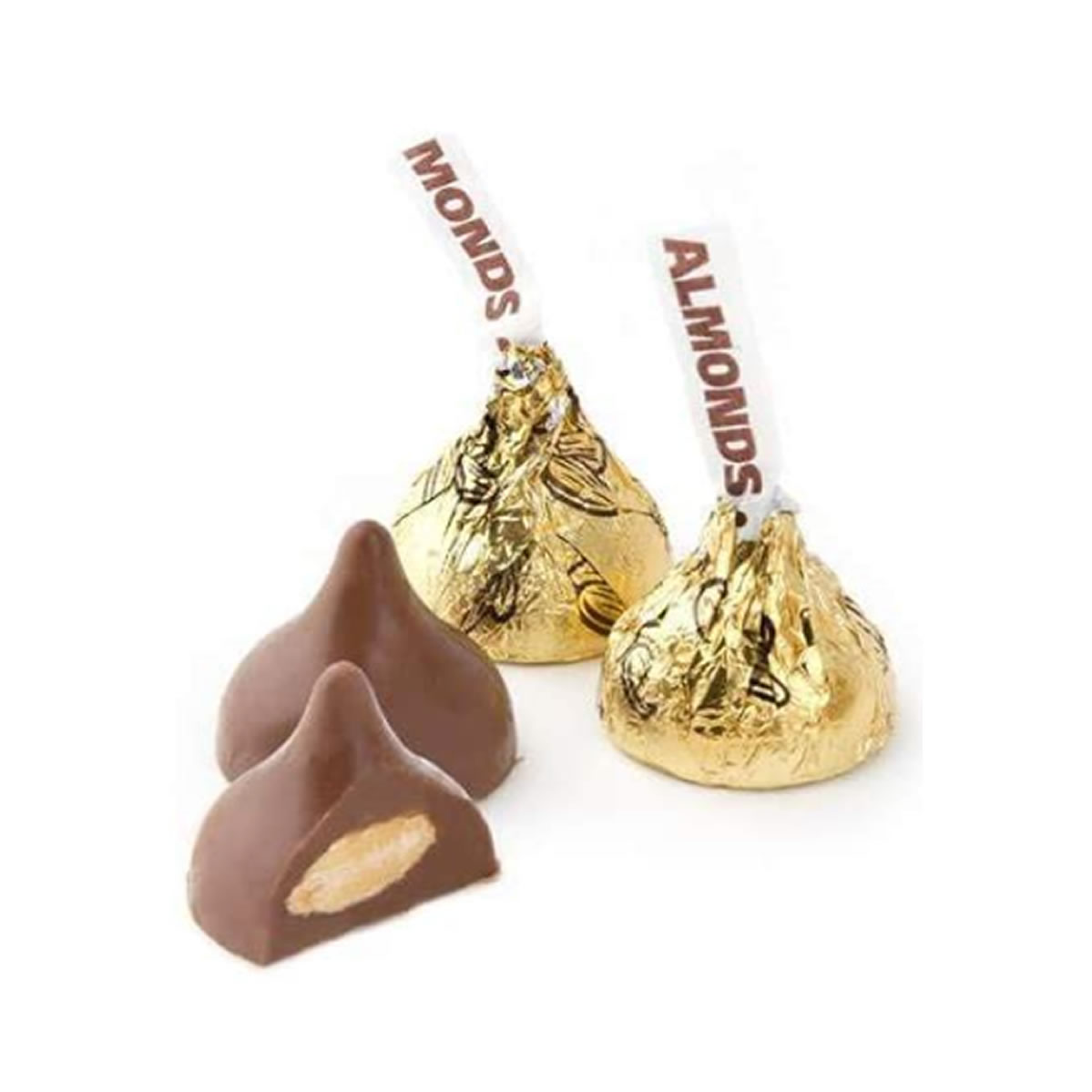 Hersheys Kisses Chocolates con Leche y Almendras 900 g