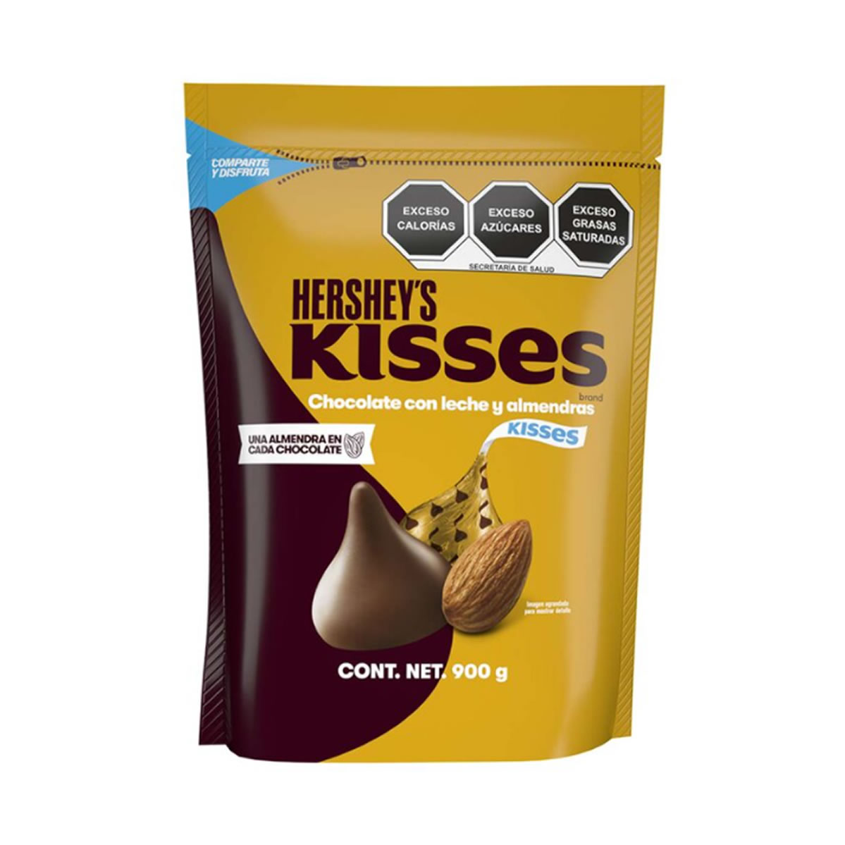 Hersheys Kisses Chocolates con Leche y Almendras 900 g