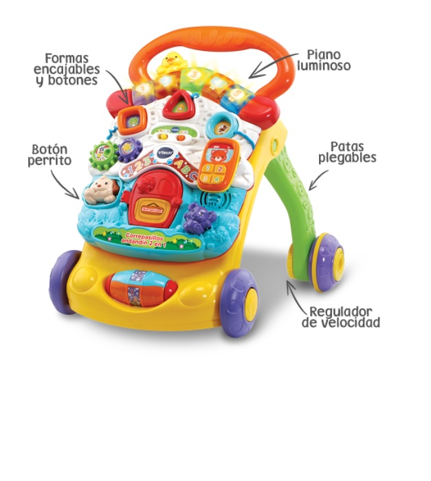 Correpasillos Andandin 2 En 1 Juguete Interactivo Vtech Baby