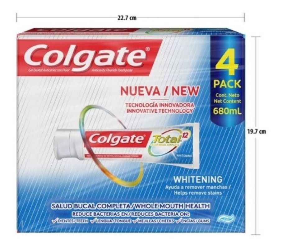 Pasta Dental Colgate 657936 Dientes Mas Blancos  - Blanca
