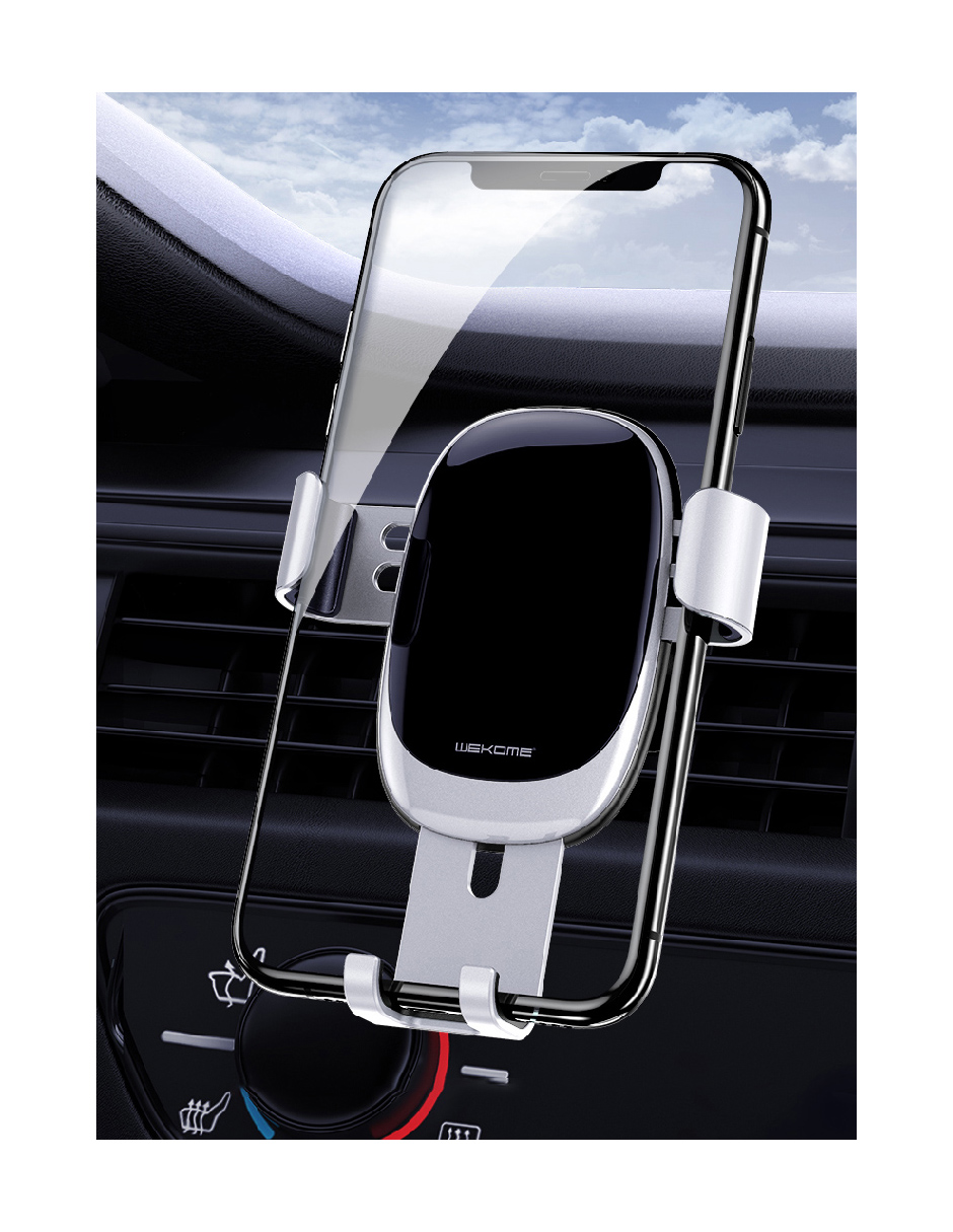 Soporte Coche Gravedad Metal Angulo Ajustable Wekome .
