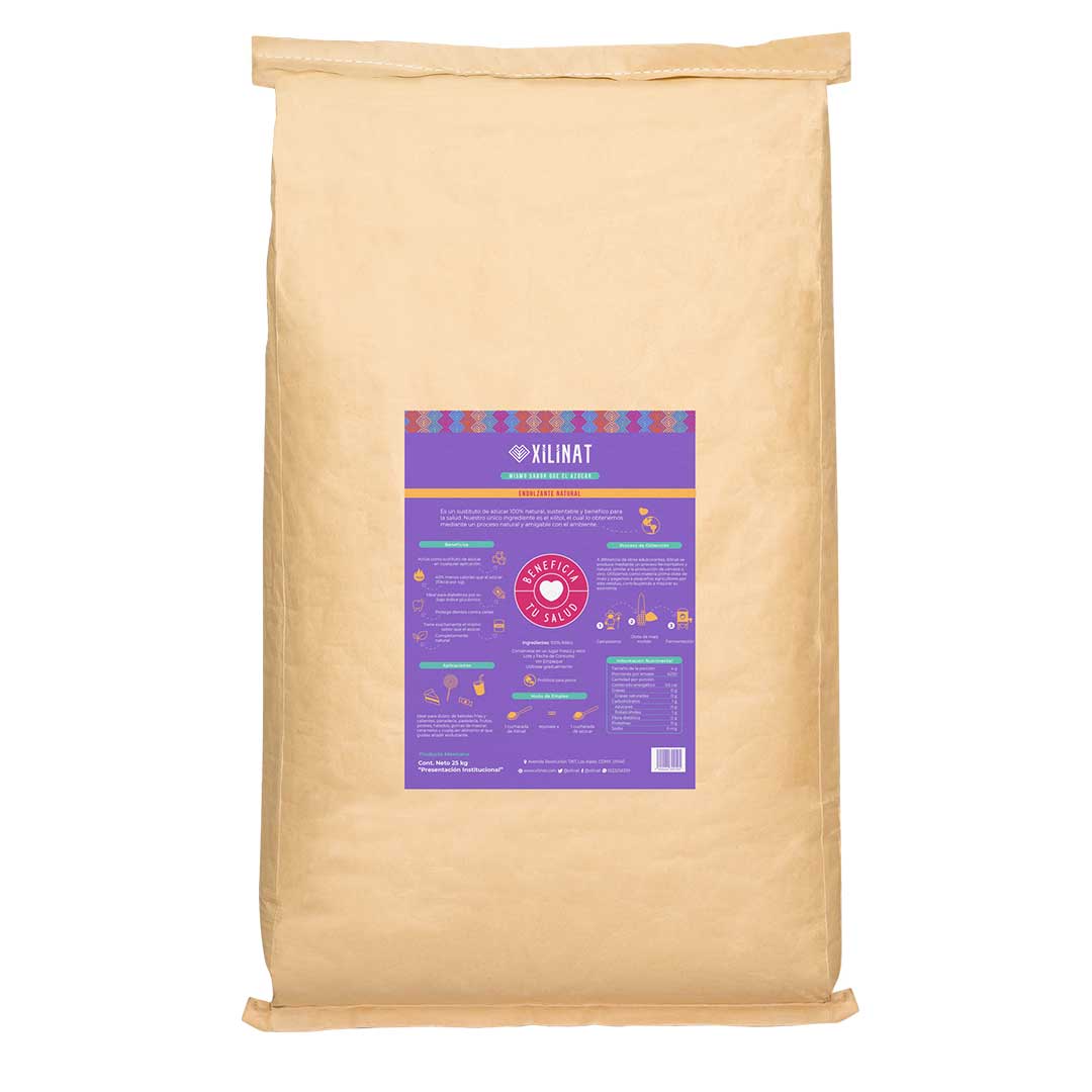 Xilinat 25kg. Endulzante keto, Xilitol.