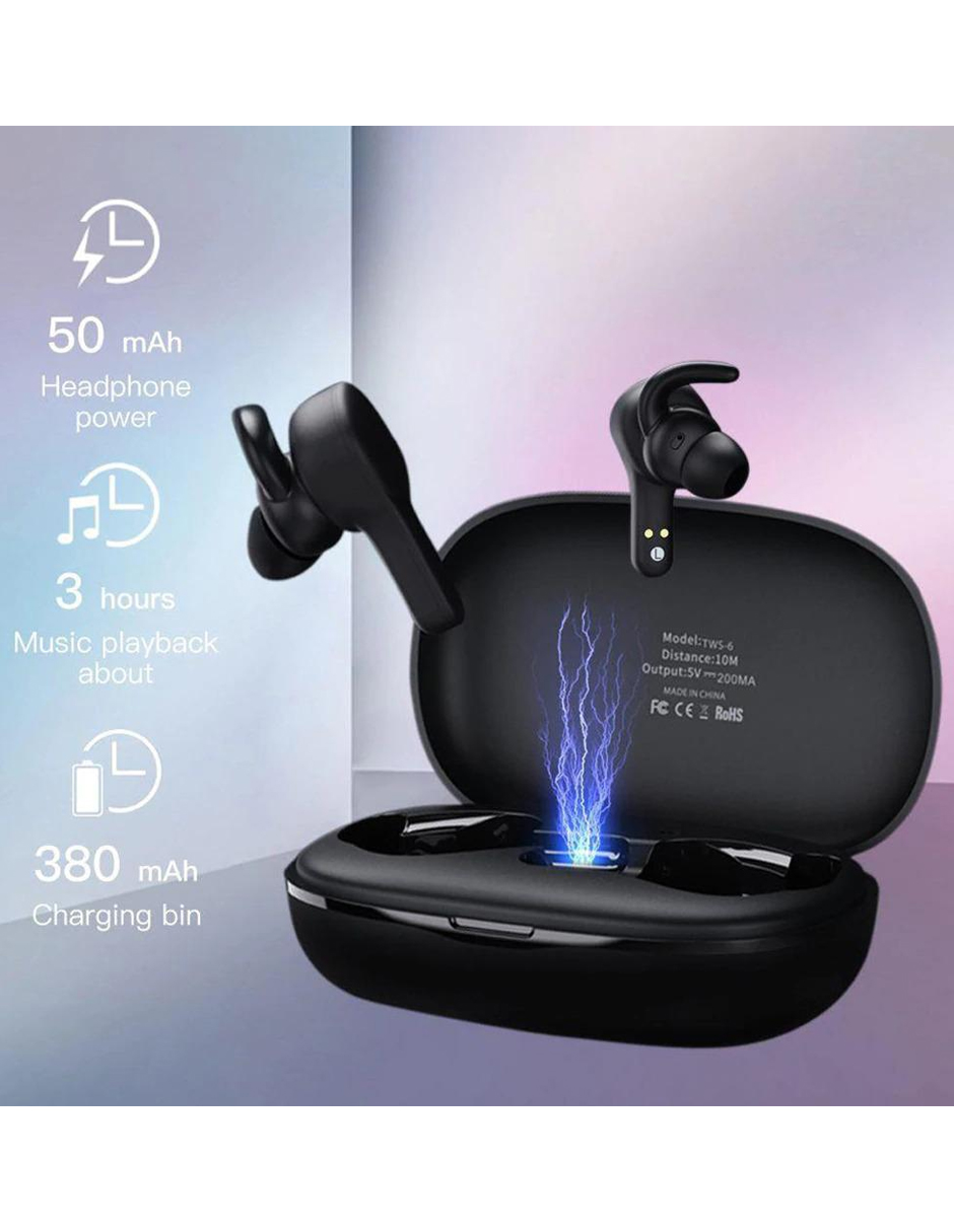 Auriculares inalámbricos Bluetooth REMAX TWS-6 - Blanco