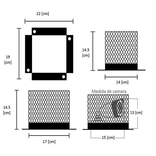 Protección Antivandálica De Lámina Para Cámara De Vigilancia LINES