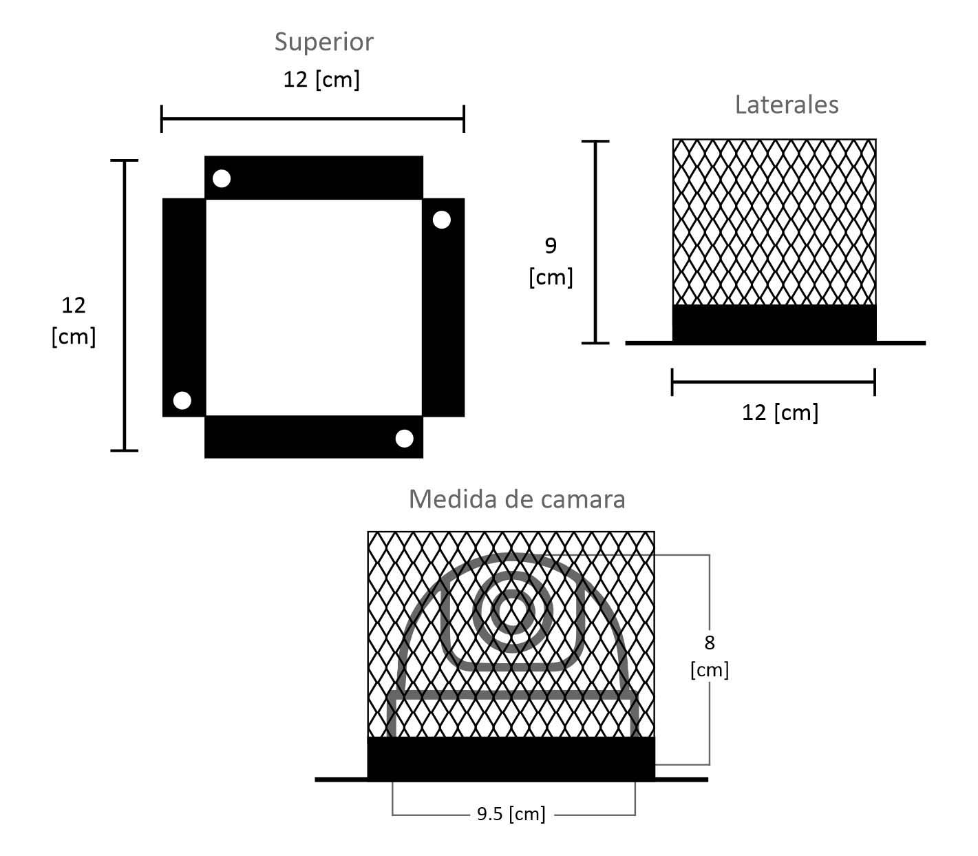 Protección Antivandálica Para Cámara De Vigilancia Domo Chico LINES