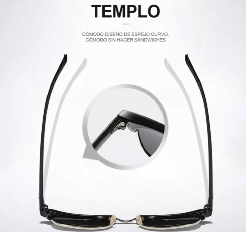 Gafas De Sol Polarizadas Semi Sin Montura Mujeres