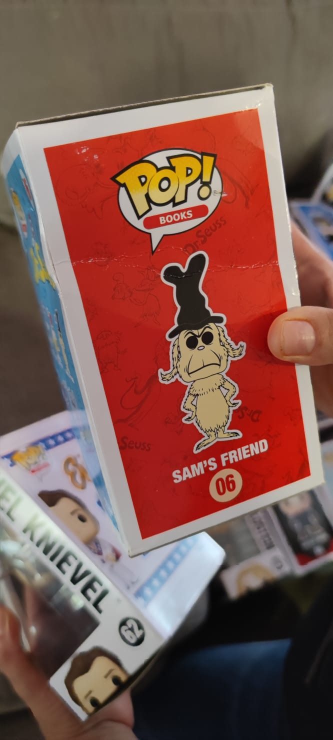 Funko Pop Figura Dr Seuss Sams Friend 06 DAÑO 