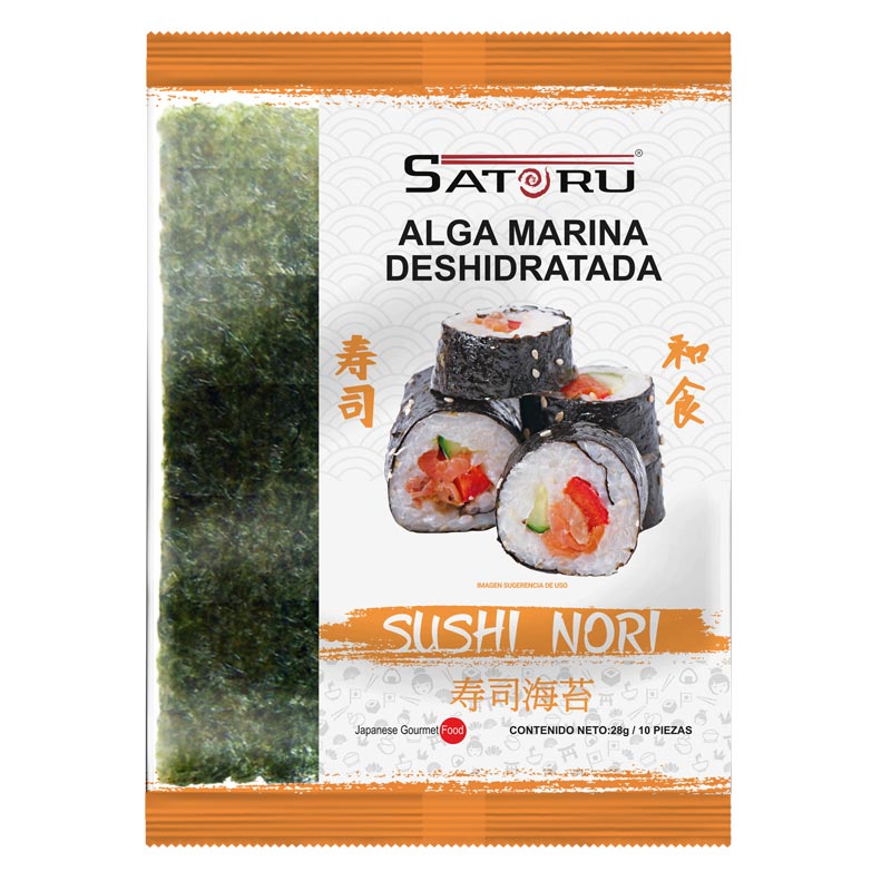 Alga Nori 10 Hojas SATORU