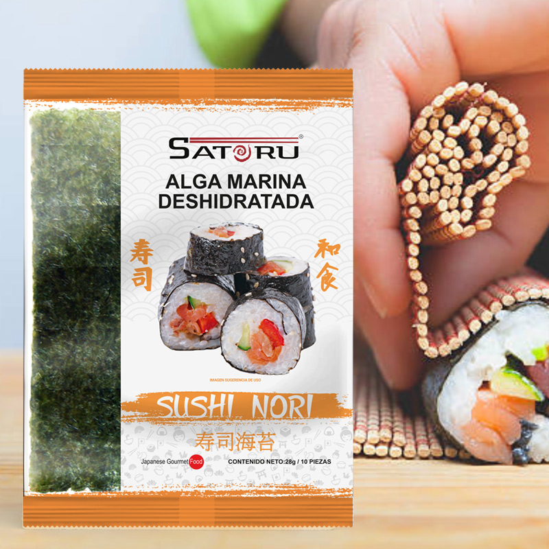Alga Nori 10 Hojas SATORU