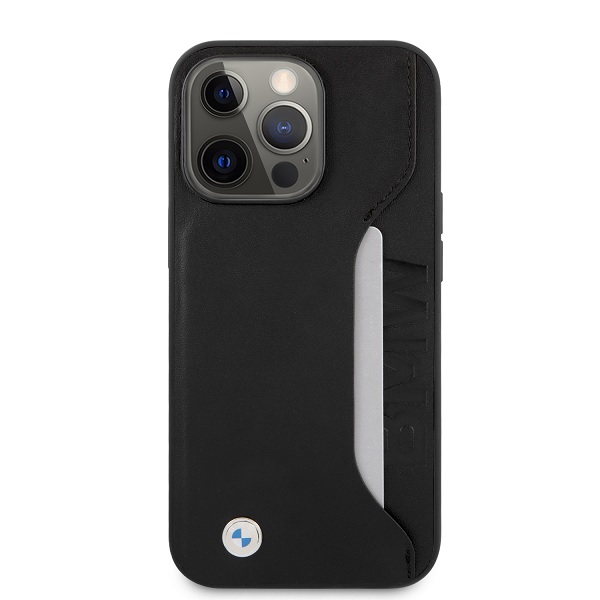 Case Funda BMW Piel con Slot para Tarjeta Iphone 13 Pro
