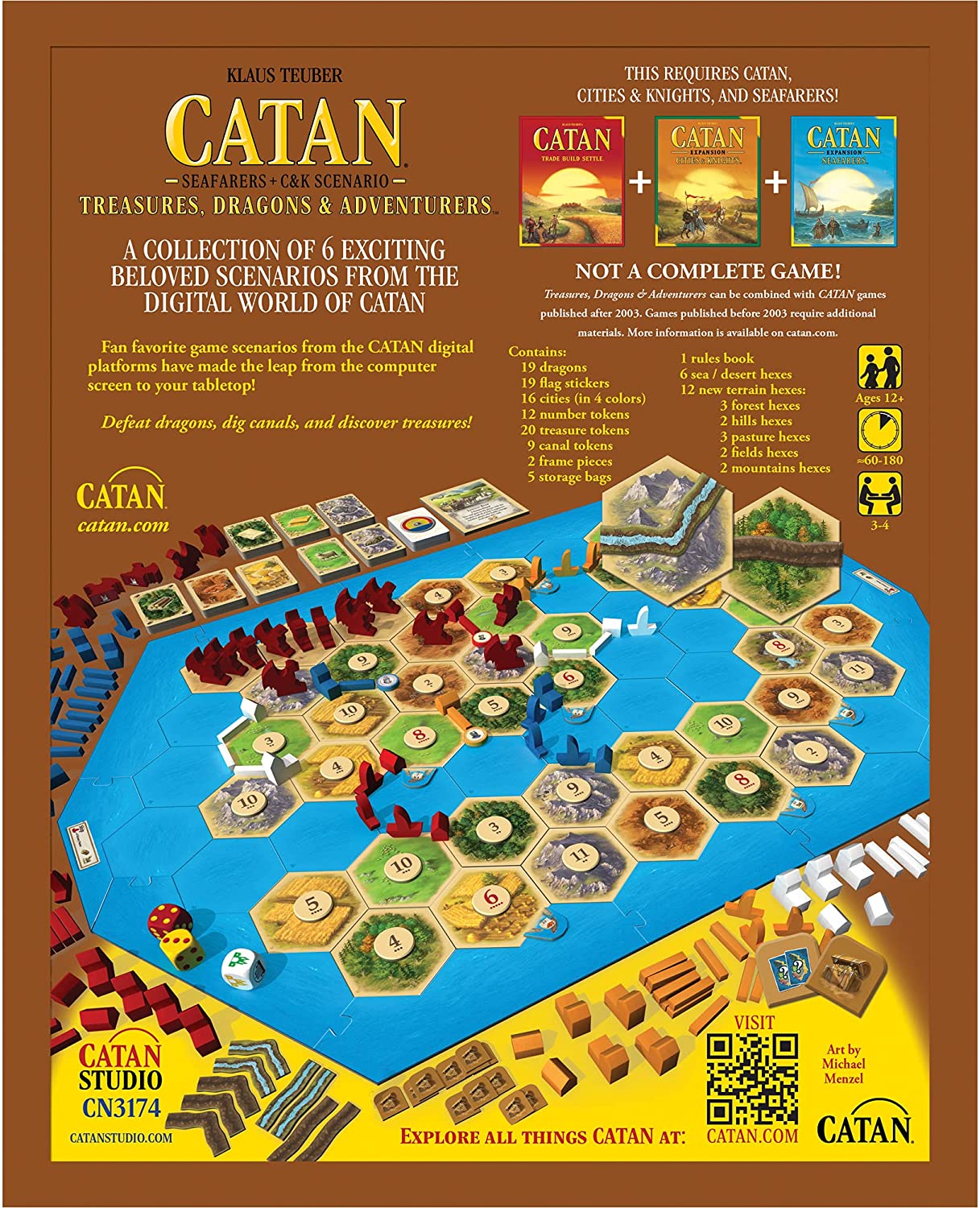 Catan Tesoros, Dragones Y Aventureros Expansión