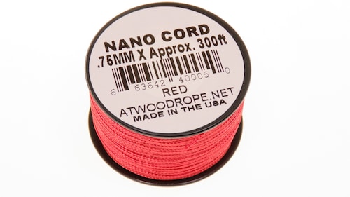 Rg1107 Rollo Parachute Cord Paracord Nano Cord Rojo
