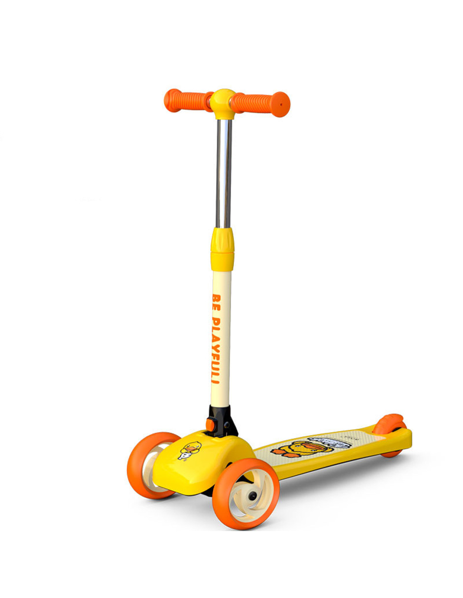 Patín Scooter Niños B.duck Baby Amarillo Paseo Parque Juegos