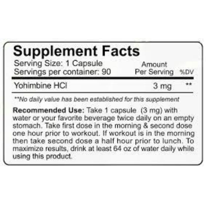 GOT7 YOHIMBINE 100 CAPS