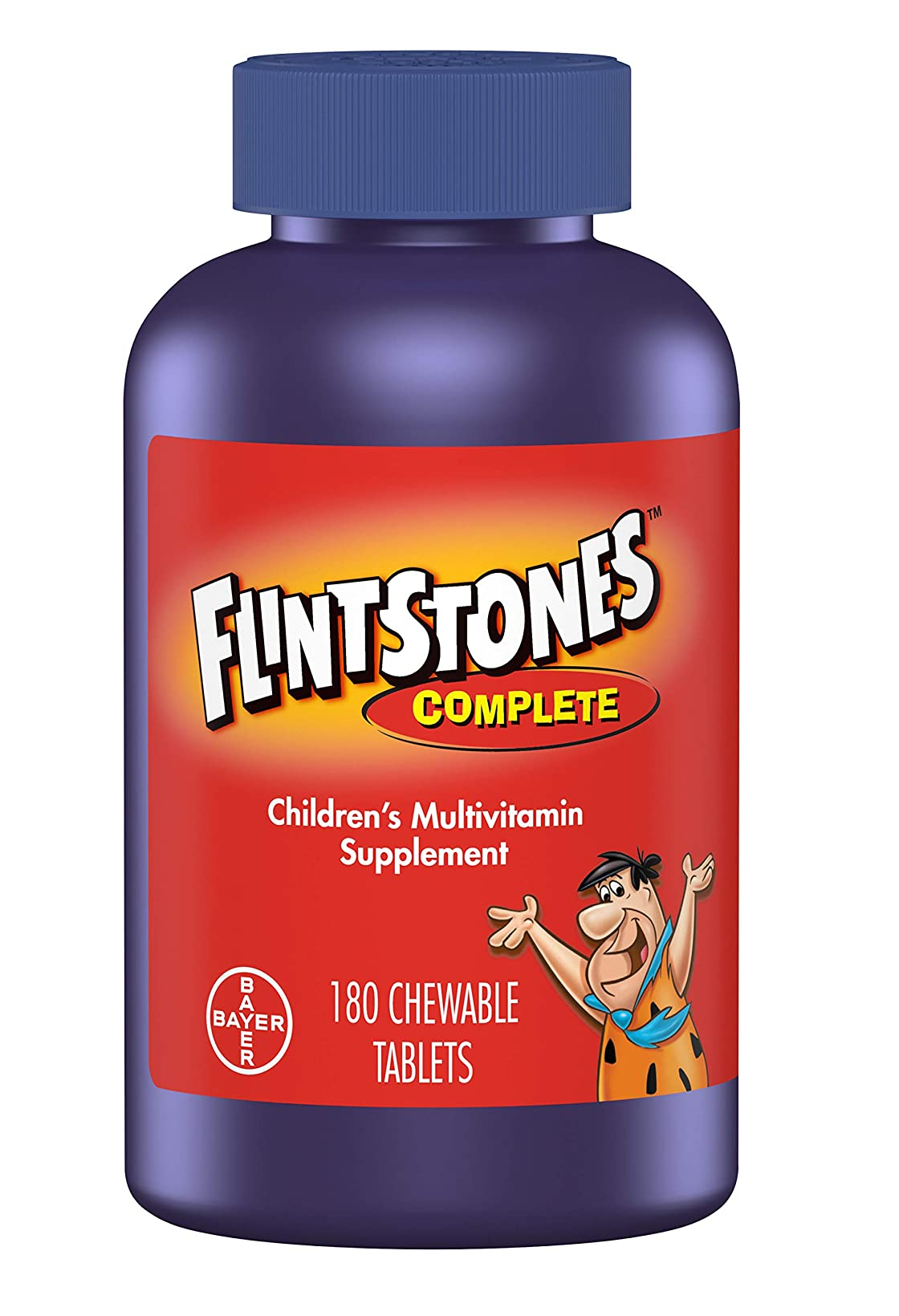 multivitamínico para niños pequeños con hierro, calcio, vitamina C, vitamina D 180 tabletas