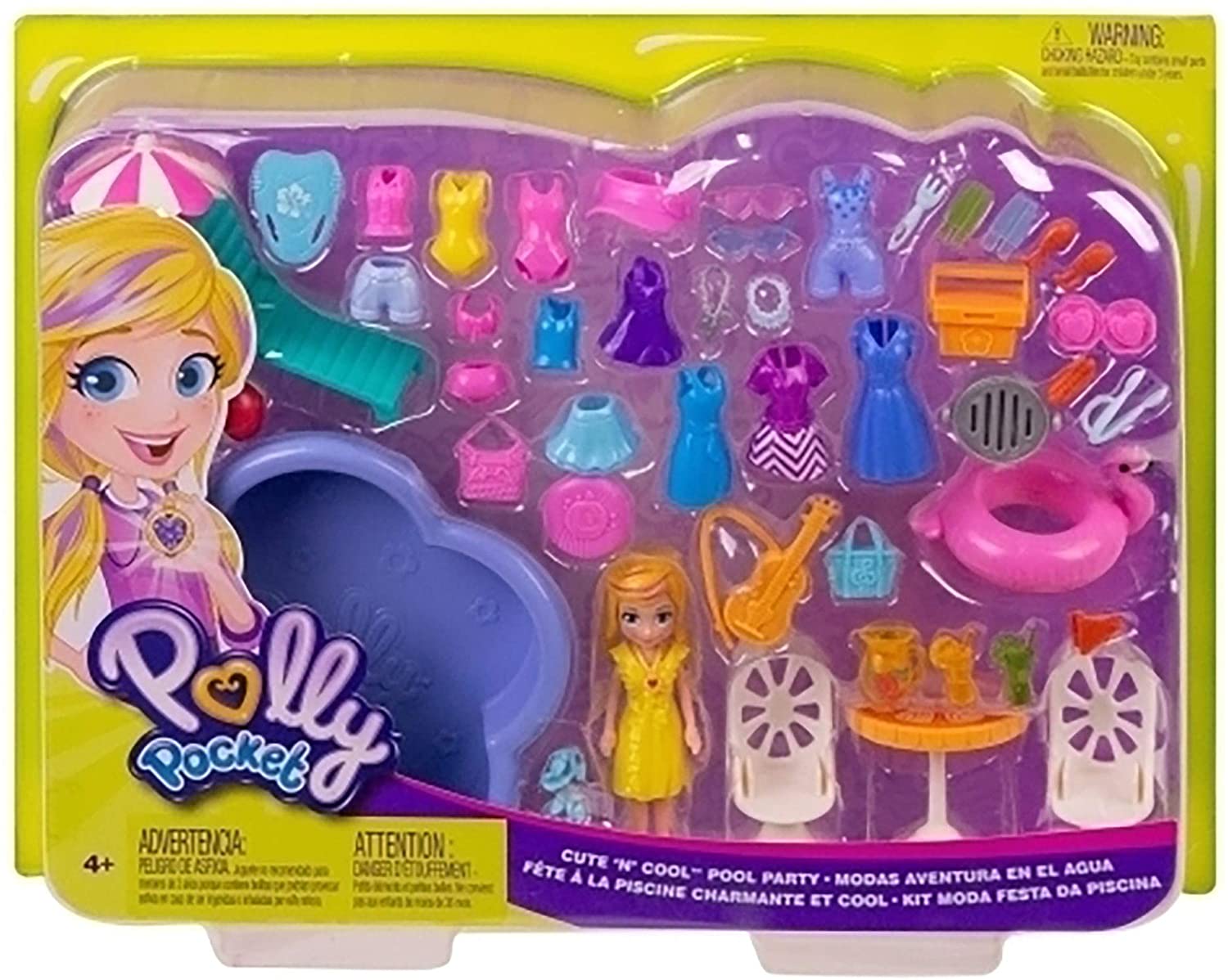 Polly Pocket Fiesta En La Alberca